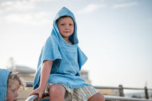 Load image into Gallery viewer, Coast Kids: Ningaloo Beach Towel: Blue (1-4 Years)