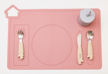 Load image into Gallery viewer, Montessori Mates Soft Grip Toddler Cutlery Set: Almond Sand - The Sensory Studio