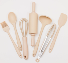 Load image into Gallery viewer, Montessori Mates Mini Chef Kids Kitchen Set - Silicone | Sand - The Sensory Studio