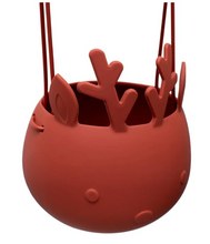 Load image into Gallery viewer, We Might Be Tiny Christmas Reindeer Basket: Rust: On Sale was $35.00 - The Sensory Studio