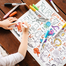 Load image into Gallery viewer, Hey Doodle 123 Silicone A3 Activity Mat: Into the Wild - The Sensory Studio