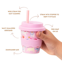 Load image into Gallery viewer, Chino Club Babychino Cup: Pink Unicorn 4oz - The Sensory Studio