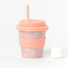 Load image into Gallery viewer, Chino Club Babychino Cup: Pink Daisy 4oz - The Sensory Studio