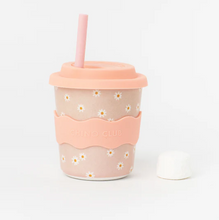Load image into Gallery viewer, Chino Club Kids Keep Cup: Pink Daisy 8oz - The Sensory Studio