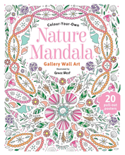 Load image into Gallery viewer, Colour Your Own Wall Art Colouring Book: Nature Mandalas - The Sensory Studio
