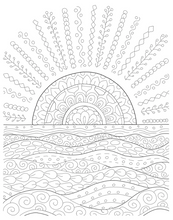 Load image into Gallery viewer, Colour Your Own Wall Art Colouring Book: Nature Mandalas - The Sensory Studio