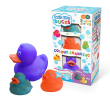 Load image into Gallery viewer, Buddy & Barney Colour Changing Bath Ducks Set - The Sensory Studio