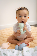 Load image into Gallery viewer, Tikiri Rubber Ocean Buddies Teether/ Rattle: Marshmallow Set - The Sensory Studio