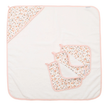 Load image into Gallery viewer, Organic Wash Cloth 3pk - Floral Bouquet - The Sensory Studio