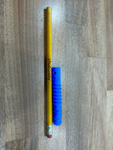 Load image into Gallery viewer, Chubuddy Tube Zilla Chewable Pencil Topper: Blue - The Sensory Studio