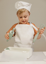 Load image into Gallery viewer, Montessori Mates Mini Chef Kids Kitchen Set - Silicone | Blue - The Sensory Studio