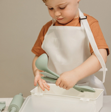 Load image into Gallery viewer, Montessori Mates Mini Chef Kids Kitchen Set - Silicone | Blue - The Sensory Studio