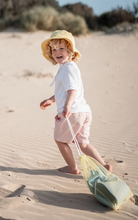 Load image into Gallery viewer, Coast Kids: Noosa Beach Toy Bag: Green - The Sensory Studio