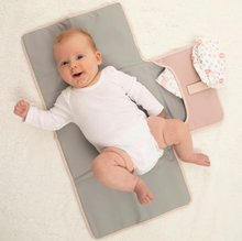 Load image into Gallery viewer, All 4 Ella Recycled Baby Change Mat / Wallet: Pink - The Sensory Studio