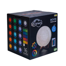 Load image into Gallery viewer, Lil Dreamers Moon Touch Lamp: White: On Sale was $39.95 - The Sensory Studio