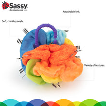 Load image into Gallery viewer, Sassy Baby: Crinkle Ball - The Sensory Studio