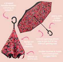 Load image into Gallery viewer, Annabel Trends Umbrella: Pink Banksia