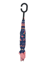 Load image into Gallery viewer, Annabel Trends Umbrella: Navy Stripe: On Sale was $39.95 - The Sensory Studio