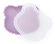 Load image into Gallery viewer, We Might be Tiny: Bear Stickie Bowl with Lid: Lilac - The Sensory Studio