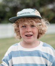 Load image into Gallery viewer, Coast Kids: Little Austi Kids Hat - Tan / Blue