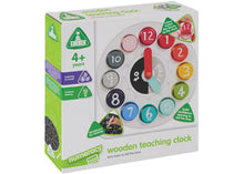 Load image into Gallery viewer, ELC - Wooden Teaching Clock: On Sale was $49.95 - The Sensory Studio