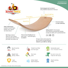 Load image into Gallery viewer, Kinderfeets Kinderboard - Bamboo: On Sale was $150 - The Sensory Studio
