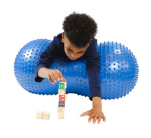 Load image into Gallery viewer, Bouncyband Sensory Peanut Ball: Blue - The Sensory Studio