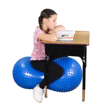Load image into Gallery viewer, Bouncyband Sensory Peanut Ball: Blue - The Sensory Studio