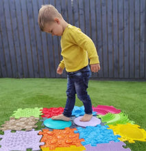 Load image into Gallery viewer, Muffik Spin Discs Rotana Set: Turquoise (2 Piece Set): On Sale was $79.95 - The Sensory Studio