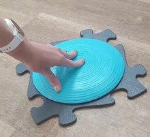 Load image into Gallery viewer, Muffik Spin Discs Rotana Set: Turquoise (2 Piece Set): On Sale was $79.95 - The Sensory Studio