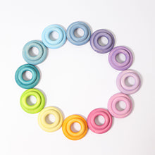 Load image into Gallery viewer, Grimm's Building Rings Pastel - The Sensory Studio