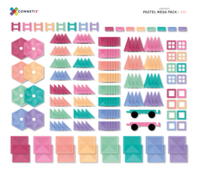 Load image into Gallery viewer, Connetix Tiles -202 pc Pastel Mega Pack - The Sensory Studio
