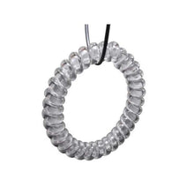 Load image into Gallery viewer, Chubuddy Chewable Fidget Spiral Bracelet: Clear Ice - The Sensory Studio