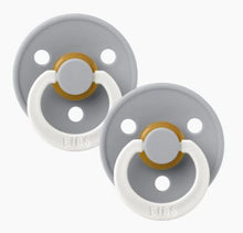 Load image into Gallery viewer, BIBS Pacifier Dummy Round (2 Pack) Size 3: Glow Cloud - The Sensory Studio