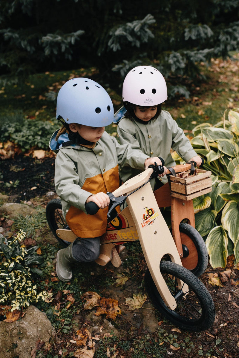 Kinderfeets Toddler Bike Helmet Matte Slate Blue The Sensory Studio