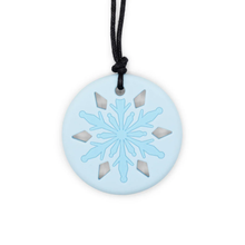 Load image into Gallery viewer, Jellystone Designs Chew Necklace: Snowflake - Daylight