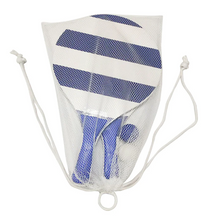 Load image into Gallery viewer, Annabel Trends Beach Bat and Ball Set: Blue Stripe