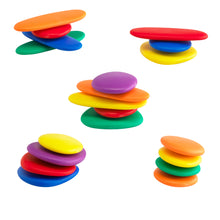 Load image into Gallery viewer, edx education Rainbow Pebbles and Activity Set in Plastic Container