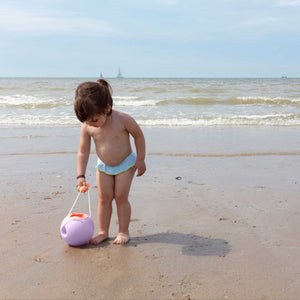Quut Ballo Water Bucket: Lavender / Peach