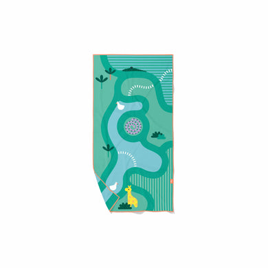 Quut Playtowel Beach Towel: Safari