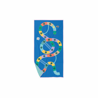 Quut Playtowel Beach Towel: Snakes & Ladders