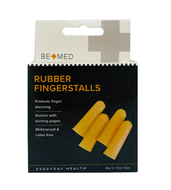 BeMed Rubber Finger Stalls: Latex Free