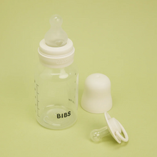 Load image into Gallery viewer, BIBS Glass Baby Bottle: 120ml Latex - Ivory