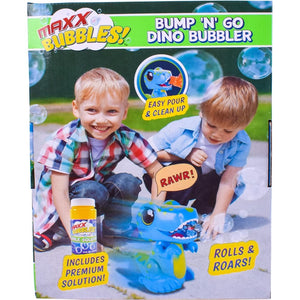 Maxx Bubbles - Bump 'n' Go Dino Bubbler