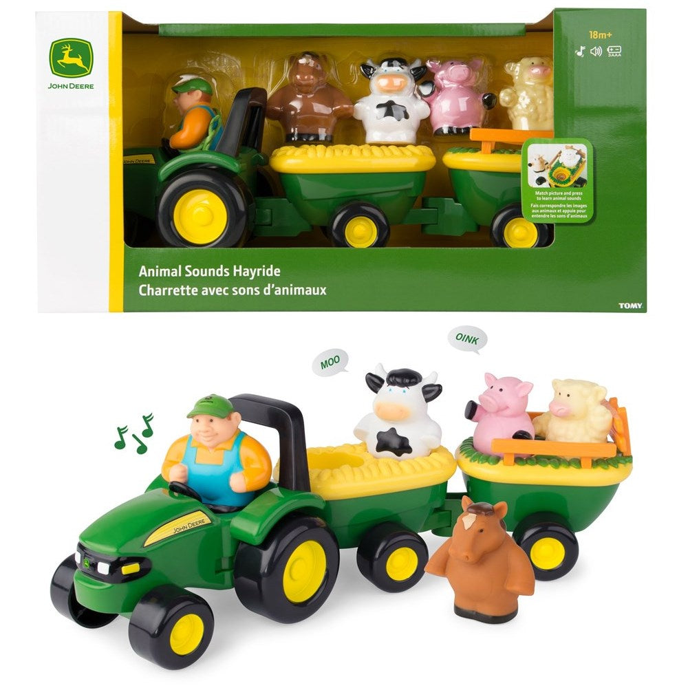 John deere hay ride toy on sale