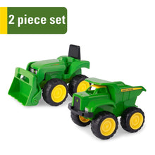 Load image into Gallery viewer, John Deere Truck and Tractor Sand Pit Set (2 pack)