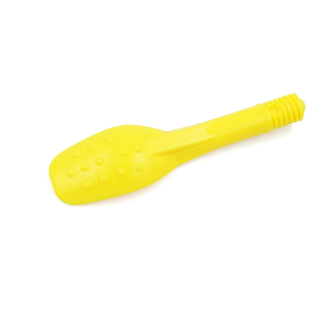 Ark Therapeutic Z-Vibe Textured Spoon Tip: Small Yellow