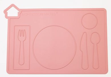 Montessori Mates Silicone Placemat | Rose Dust