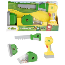 Load image into Gallery viewer, John Deere 3 in 1 Power Tool Set