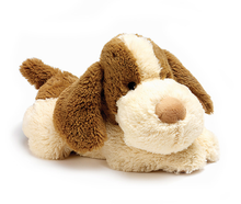 Load image into Gallery viewer, Warmies Heatable Soft Toy: Brown/White Puppy